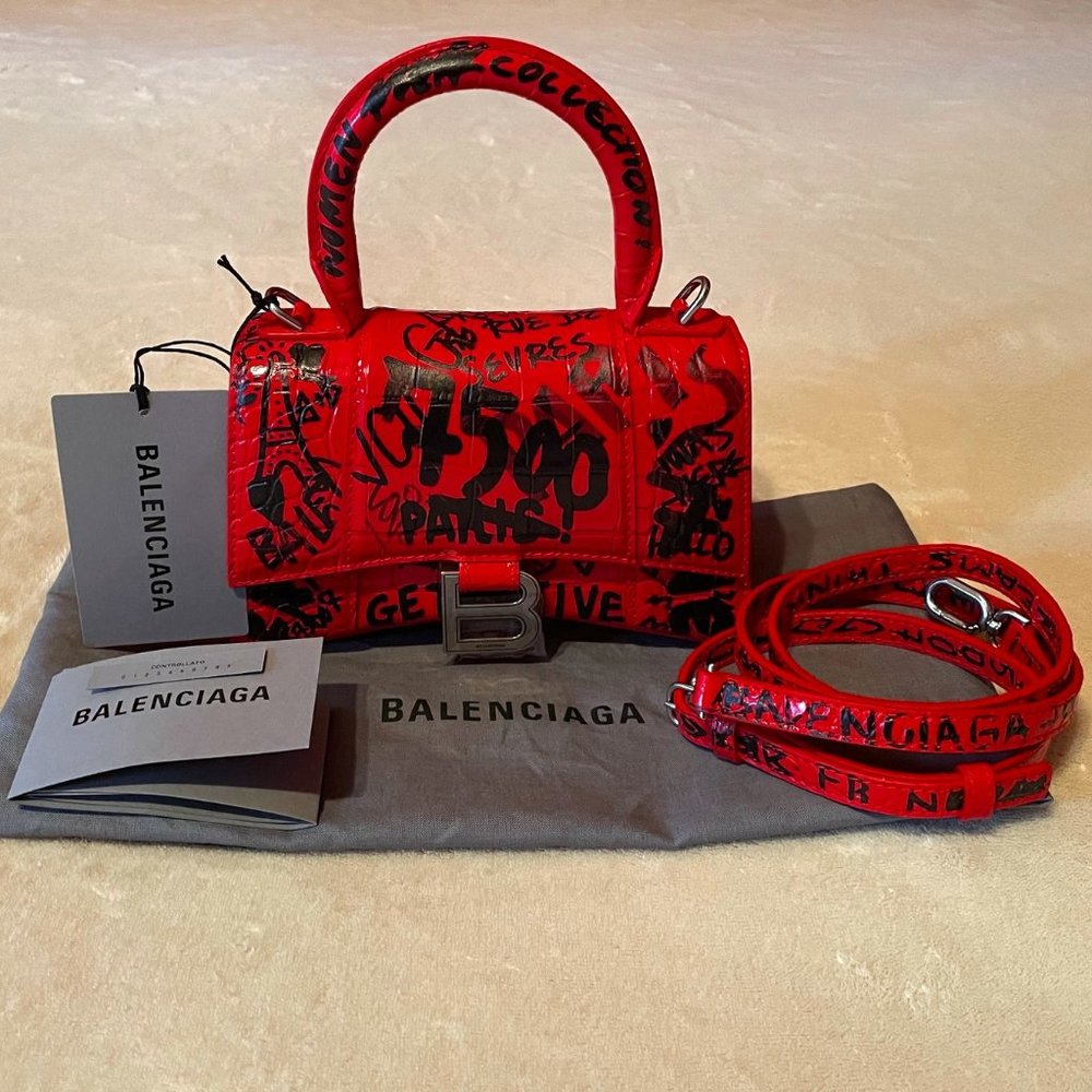 RARE BALENCIAGA Graffiti Hourglass